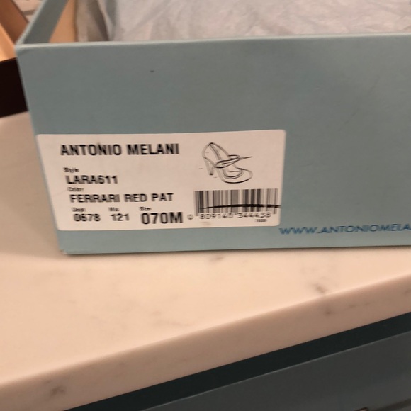 Red patent leather heels - Picture 5 of 5